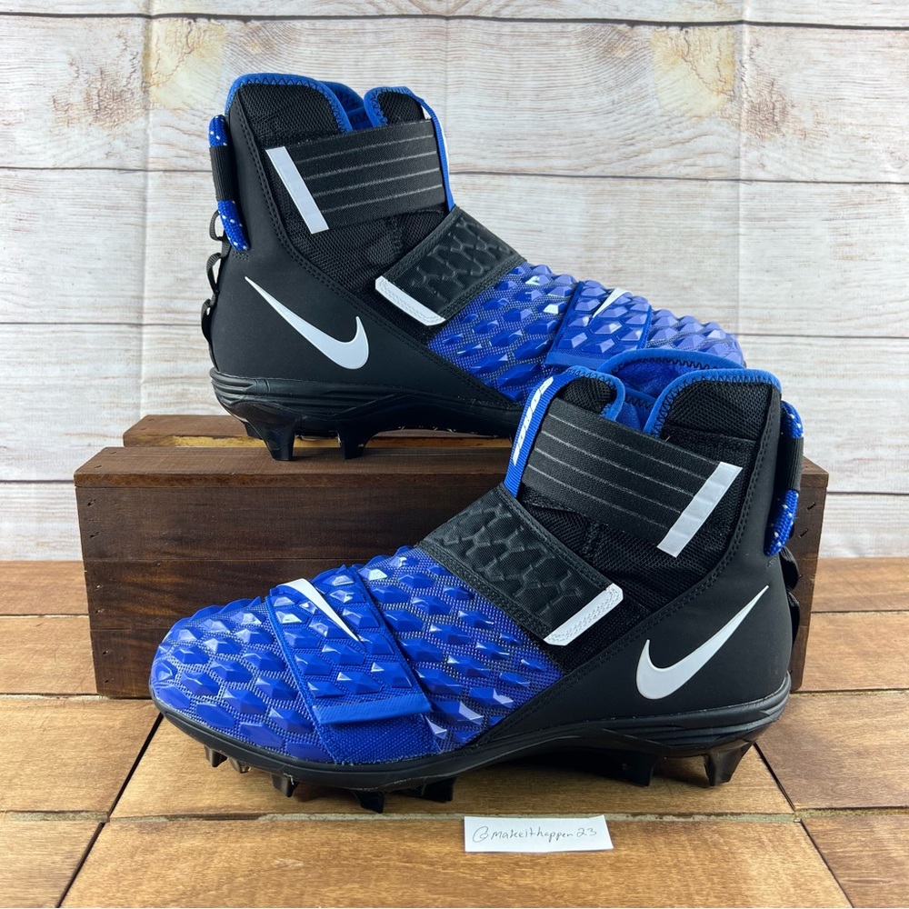 Nike Force Savage Elite 2 Football Cleats Blue Black Gem